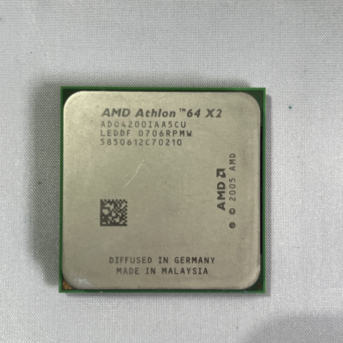 CPU AMD Athlon 64 X2 5000+ Socket AM2 CPU AMD Athlon 64 X2 5000+CPU 1000 MHz 2.6 GHz Socket AM2 USA Shipping