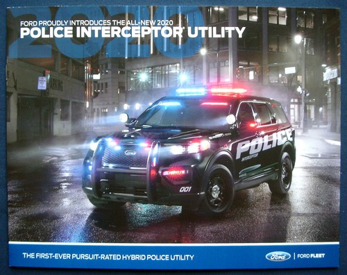 Prospekt brochure 2020 Ford Police Interceptor Utility (USA)