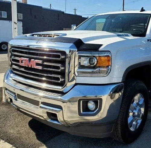 Protector de capó Aeroskin deflector protector contra insectos para GM Sierra 2500 Scoop 2017-2018 Foto 2 de 4