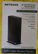 Netgear C6230 AC1200 WiFi Cable Modem Router DOCSIS 3.0 Xfinity Spectrum Cox