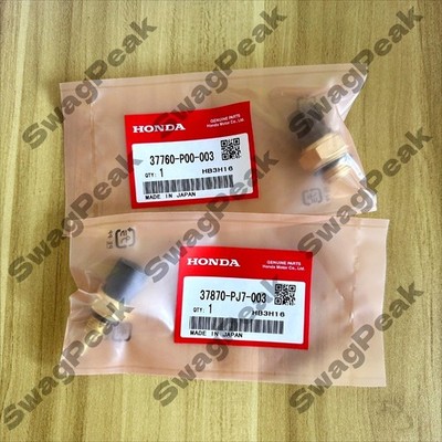 NEW Engine Cooling Fan Temperature Switch&Coolant Temp Sensor For Honda Civic
