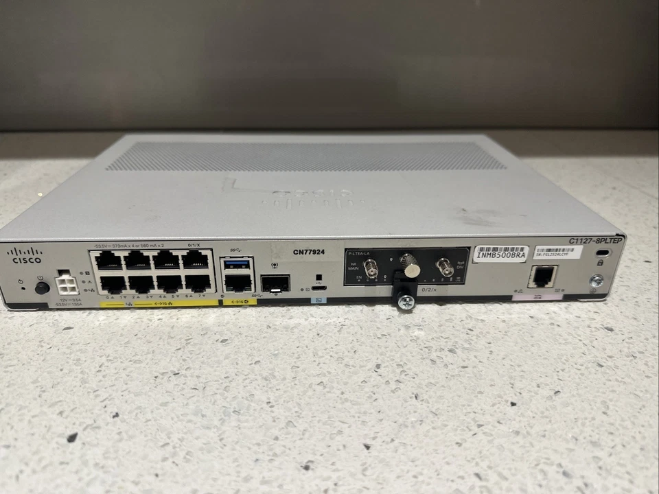 Cisco C1127-8PLTEP ISR 1100 8P XDSL GE SFP Router W/ P-LTEA-LA - Image 3 of 4