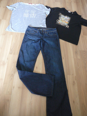 S.Oliver Damen Jeans Hose Gr. 38 Blau Made with love and passion,und Oberteile