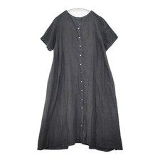 nest Robe Linen 2-way bag, made in Japan, 01172-1187 dress black 6-0410S  