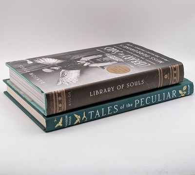 Ransom Riggs Miss Peregrine Book Lot Of 2 Library Of Souls #3 Tales Of Peculiar