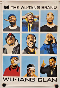 Wu-Tang Clan Poster Wu-Tang Brand Graphic Art Multi-Panel Portrait Print