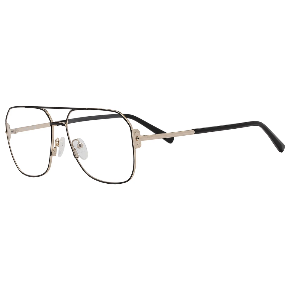 MMCM MW5007 005 черный/золотой квадратный авиатор очки 57-15-145 RX - Изображение 4 из 4