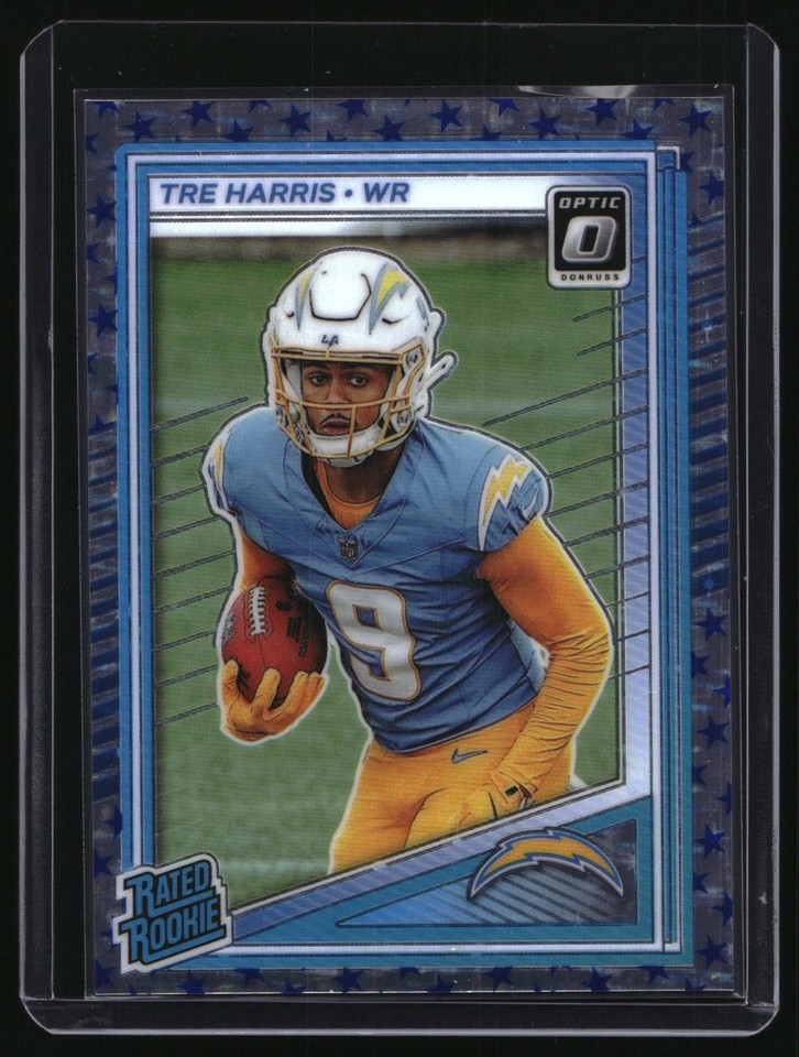 2025 Donruss Optic Tre Harris #229 Los Angeles Optic Tre Harris #229 RC Los Angeles Chargers