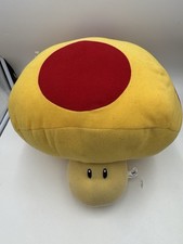 Super Mario Bros Mega Mushroom JUMBO Plush 2006 Japan Banpresto Rare