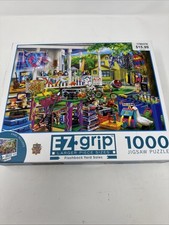 Masterpieces Jigsaw Puzzles Flashback Yard Sales 1000 EZ-Grip pieces Complete