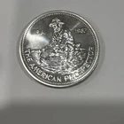 1987 Engelhard Prospector 1 oz .999 Fine Silver Round – Vintage Bullion Eagle