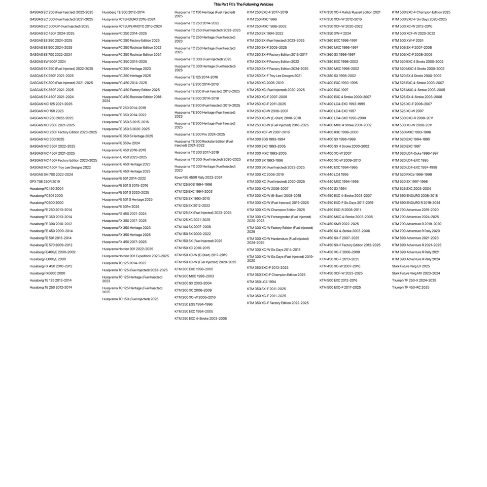 Dirt Tricks Zirconium Rear Sprocket 48 Tooth Chromatic For Husqvarna FX 450 2017 Foto 4 de 4