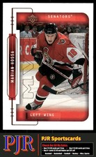 Marian Hossa 1999-00 Upper Deck MVP #144 Ottawa Senators