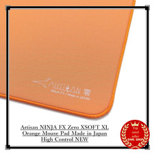 Artisan NINJA FX Zero XSOFT XL Orange Mouse Pad Made in Japan High Control NEW