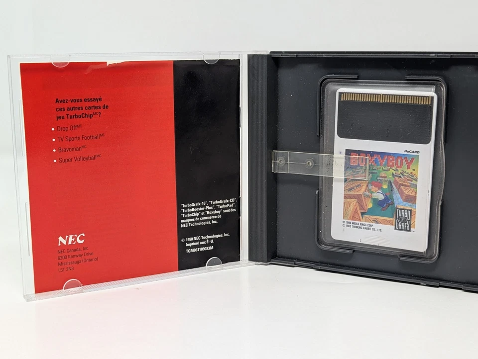 BoxyBoy (Turbo Grafx 16) - CIB Complete w/ Cart Sleeve - Image 4 of 4