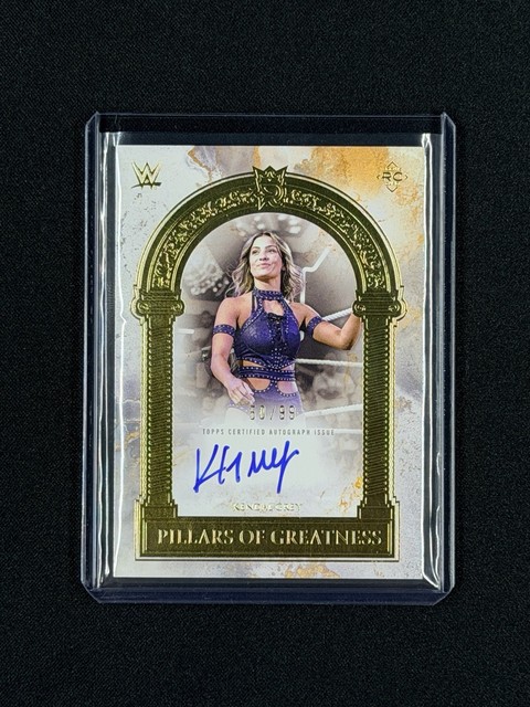 2025 Topps Royalty WWE - Kendal Grey - Pillars Gold /99 - ONLY RC SHIELD AUTO