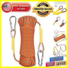 High-Strength Polyester Climbing Rope 32ft to 1000ft - Ideal for Rescue Use