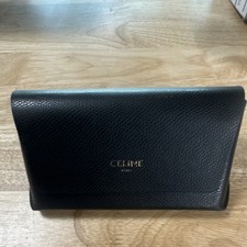 CELINE Black Hard Clamshell Eyeglass Case for Glasses, Unisex