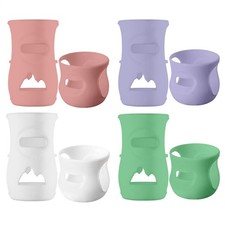 1x 100 Silicone Baby Bottle Sleeves for Avent Natural Glass Baby Bottles