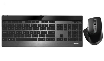 RAPOO 9900M Multi-mode Wireless Ultra-slim Keyboard & Mouse - Bluetooth 3.0,
