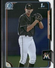 2015 Bowman Draft #162 Justin Jacome Miami Marlins