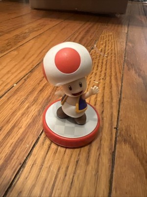 Nintendo Super Mario Bros Series Toad Amiibo Red Base Wii U Mario Party