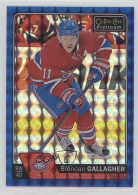 2016-17 O-Pee-Chee Platinum Royal Blue Cubes 94/99 Brendan Gallagher #35 u2m