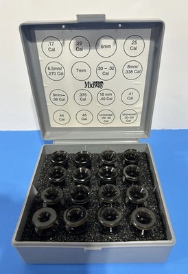 Midway Powder Measure Tips Set Of 16 Tips Cased Made in USA