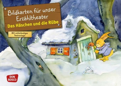 Das Häschen und die Rübe. Kamishibai Bildkartenset. | Petra Lefin | Box | 12 S.