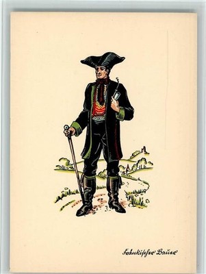 10139435 - German folk costumes No. 6 - Fraenkischer Bauer - Verlag Egger