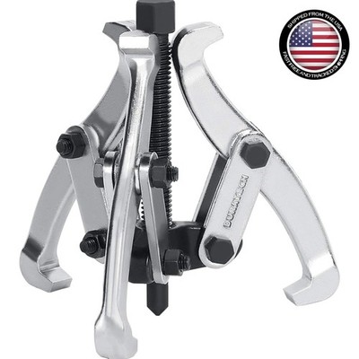 3-Inch 3-Jaw Gear Puller - Durable CR-V Steel Tool for Easy Gear Removal
