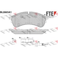 FTE 9011105 Bremsbelagsatz FüR VW MAN Crafter Grand California TGE SY SX SZ SYI
