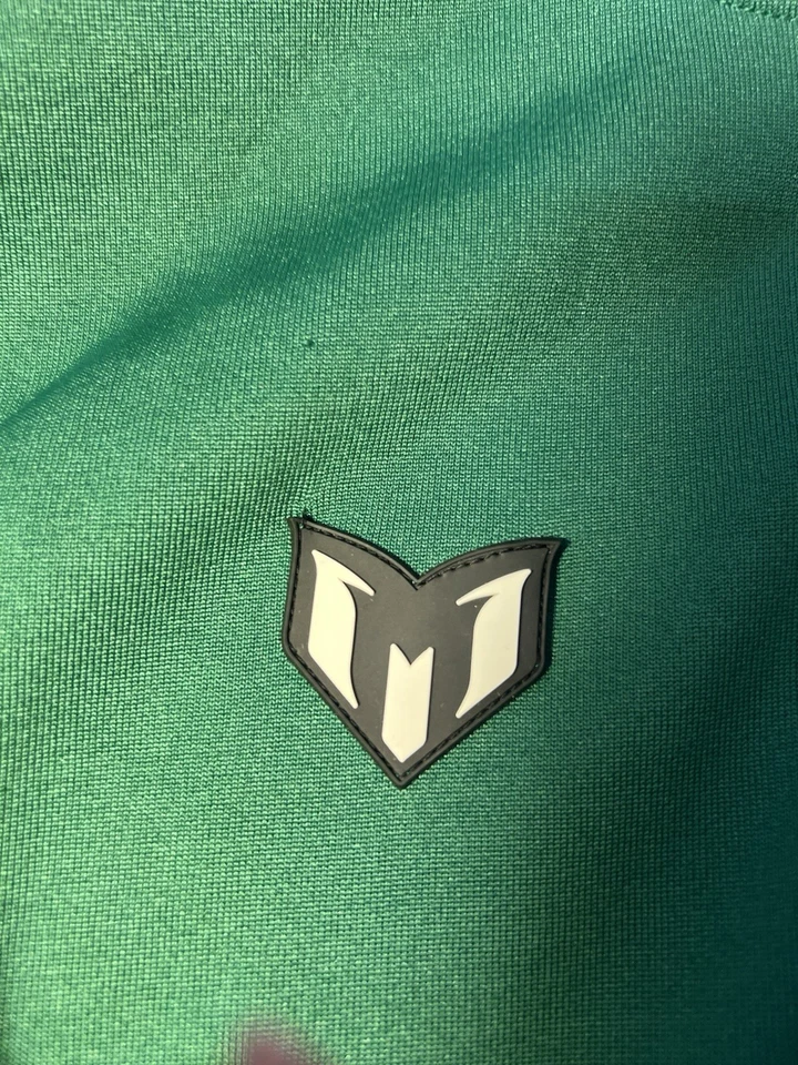 Chaqueta Atlética Marca Messi Calentamiento Verde Juvenil UE 146/152 O US Juvenil L/XL Foto 3 de 4