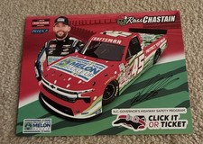 NASCAR Driver #45 Ross Chastain Protect Your Melon 2026 Postcard Autographed