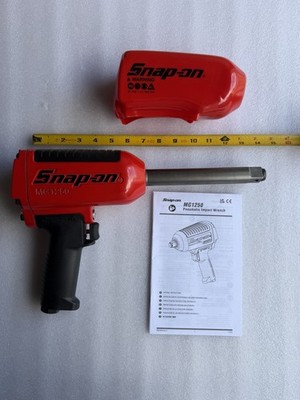NEW Snap On MG1250XL 3/4'' Drive Heavy-Duty Air Impact Wrench (Red)
