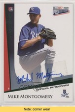 2009 TRISTAR PROjections Green Auto 1/50 Mike Montgomery #250 Auto READ 0lm