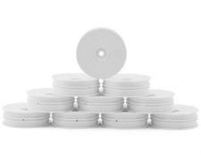 Hudy XB2 Slim "Aerodisk" 2WD Front Buggy Wheels (White) (10)