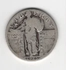 1925 STANDING LIBERTY QUARTER 25¢ COIN 90% SILVER UNITED STATES OF AMERICA USA B