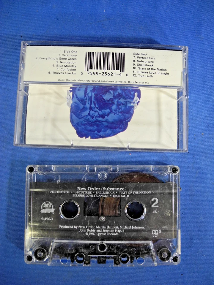 New Order : Substance (Audio Cassette Tape 1987 Qwest) *Rare* * Free Shipping! - Image 4 of 4
