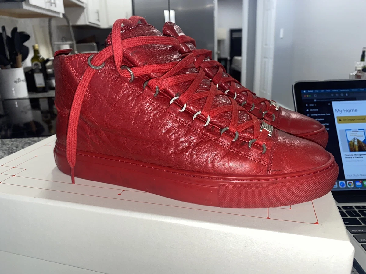 Size 8.5 - Balenciaga Arena High Red