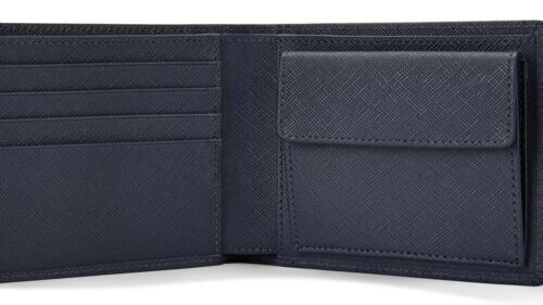 BMW Genuine Wallet With Coin Holder Pocket Blue (RRP £70