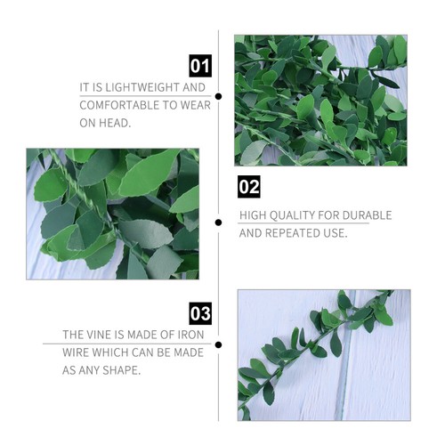 green vines garland 7.5m Ivy Garland Simulated Vine for Ceremony Wedding - 第 8/11 張圖片