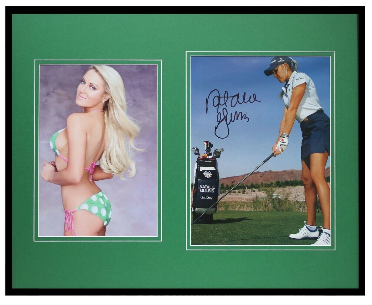 ナタリー・ガルビス直筆サイン入り超大型写真…Natalie Gulbis… ナタリー・ガルビス直筆サイン入り超大型写真…Natalie Gulbis