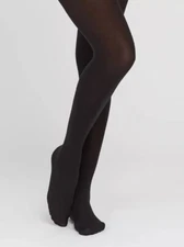 ASSETS by SPANX Original Shaping Tights Women Size 6 No-Dig Waist Black 158B