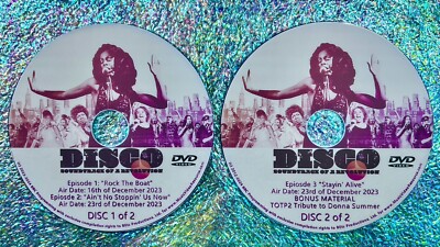 DISCO Soundtrack of a Revolution 2 DVD Set 2023 Documentary 3 Hours Donna Summer
