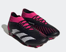 Adidas Predator Accuracy.2 FG Black/Pink Soccer Cleats GW4586 Men  s Size 8.5 New