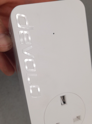 DEVOLO 1200+ dLAN Add-On GIGABIT PASSTHROUGH POWERLINE ADAPTER W2048 - Picture 2 of 7