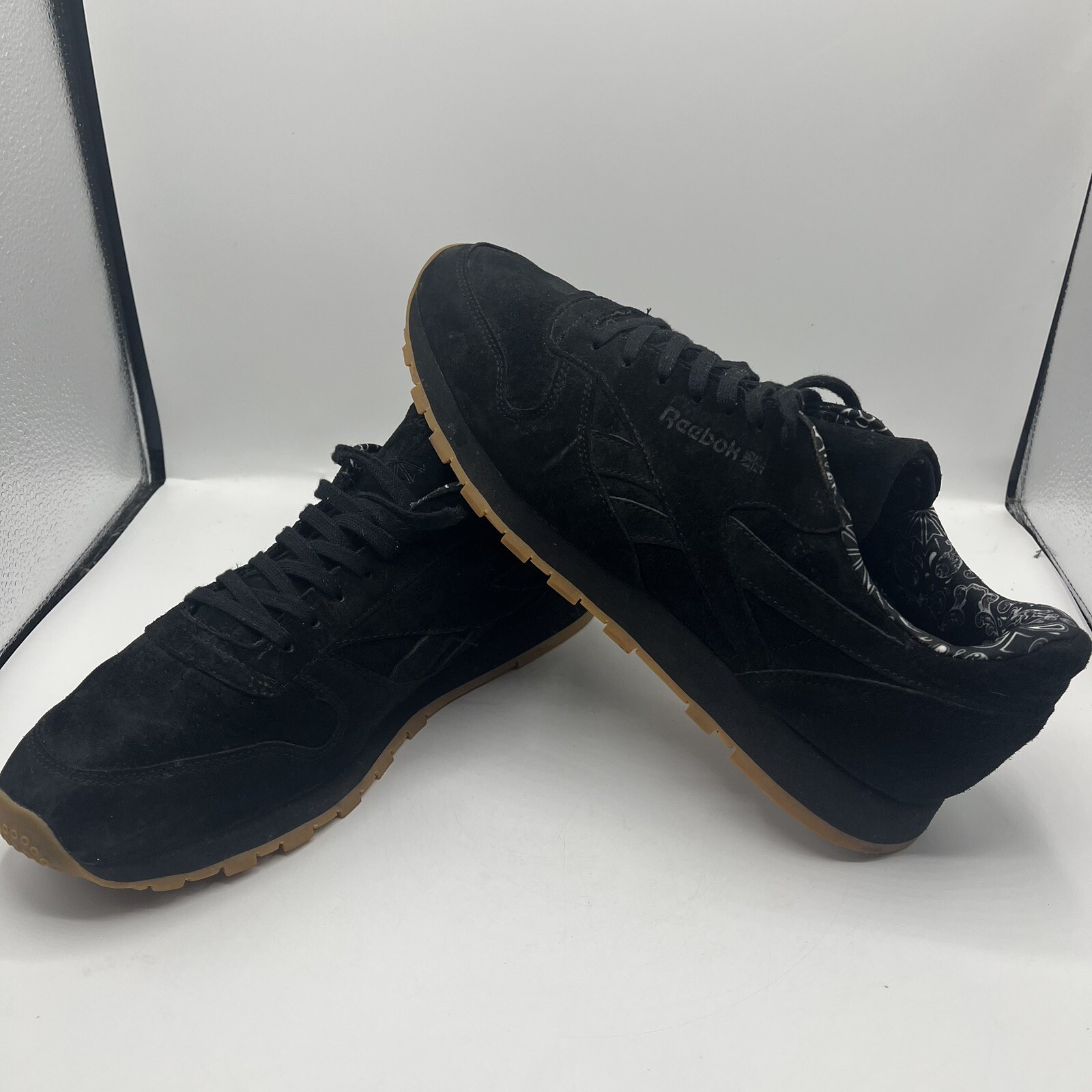 Reebok Classic Leather TDC “Core Black Paisley” Men’s… Gem