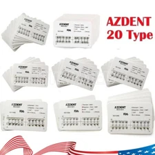 10X AZDENT Dental Orthodontic Brackets Braces Mini/Standard Roth/MBT.022 Hook345