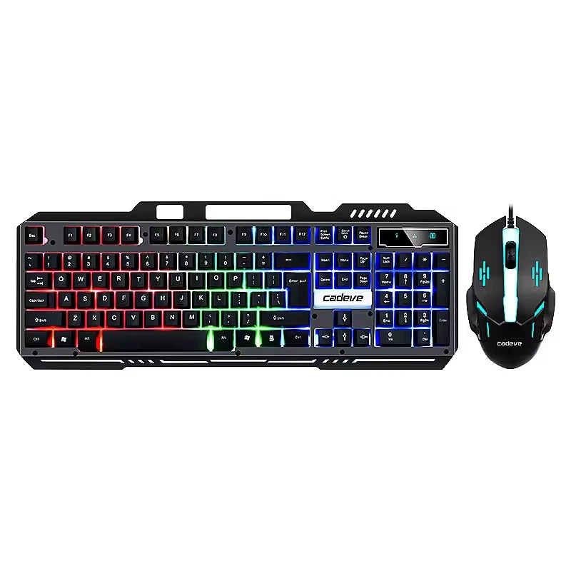 Wired RGB Gaming Keyboard & Mouse Set – LED Backlit Metal Panel Combo | UK Stock - Image 4 of 4